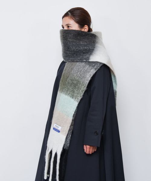 「CALIFORNIA OUTFITTERS」 ストール ONE SIZE ブラック レディース_画像2