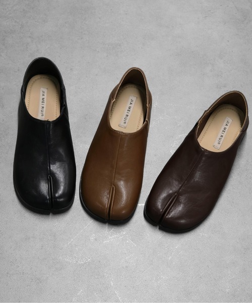 足袋フラットシューズ THE CELL. シューズ 2WAY足袋フラットバブーシュ 2WAY TABI FLAT SHOES