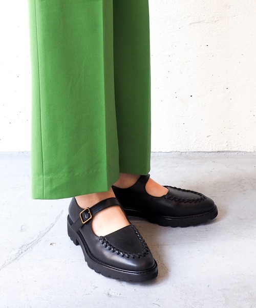 「あしながおじさん」 シューズ 24.5cm ブラック レディース_画像8