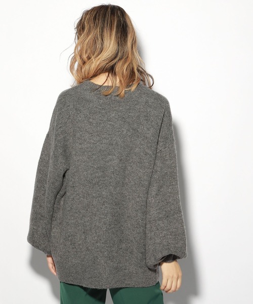 「PBLIM」 長袖ニット FREE グレー レディース_画像5