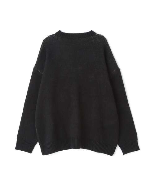 「WHITELAND」 長袖ニット LARGE ブラック メンズ_画像7