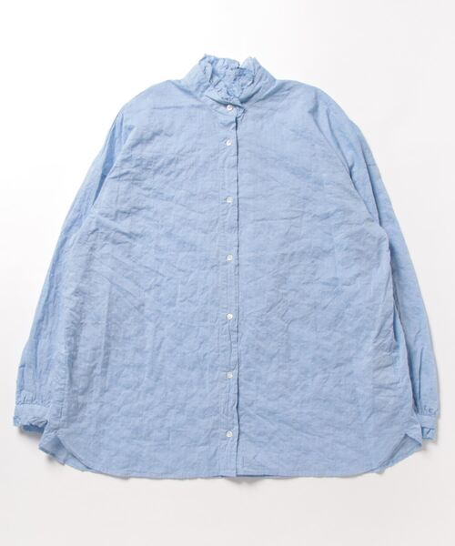 「JOURNAL STANDARD LUXE」 長袖ブラウス FREE ブルー レディース_画像2