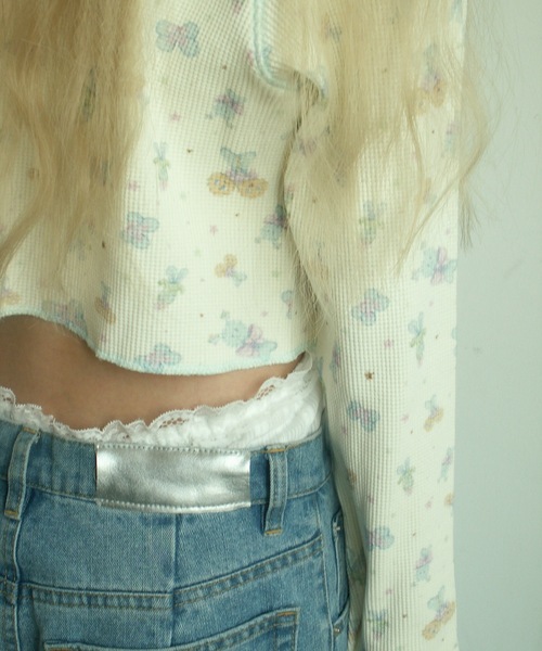 igi カーディガン igi×Ema Gaspar - LITTLE FRIEND THERMAL CARDIGAN