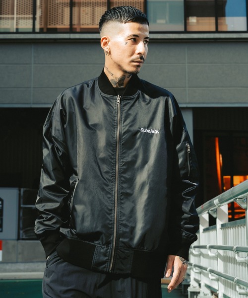 Subciety（サブサエティ） ナイロンブルゾン X-LARGE ブラック メンズ 