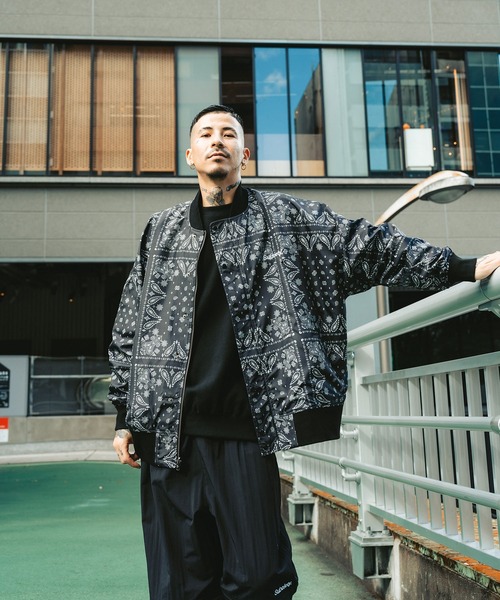 「Subciety」 ナイロンブルゾン X-LARGE ブラック メンズ_画像6