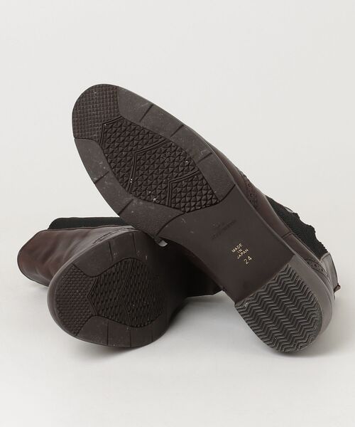 「Mode et Jacomo」 ショートブーツ 24cm ブラウン レディース_画像3