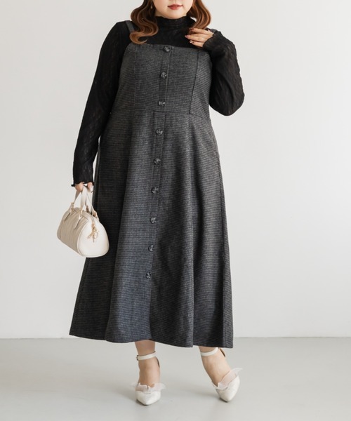 「CLETTE」 キャミソールワンピース LL ベージュ レディース_画像9