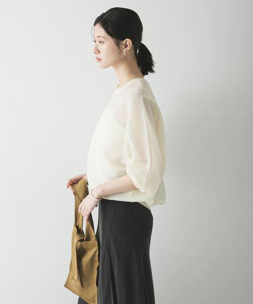 URBAN RESEARCH（アーバンリサーチ） ニット セーター リネン混スポン