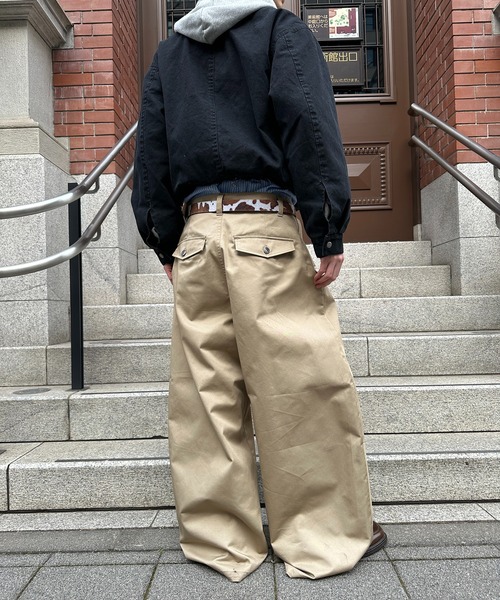 kutir（クティール） チノパン 2TUCK BUGGY BALLOON CHINO PANTS／2