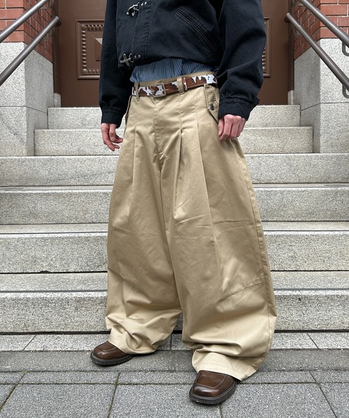kutir（クティール） チノパン 2TUCK BUGGY BALLOON CHINO PANTS／2