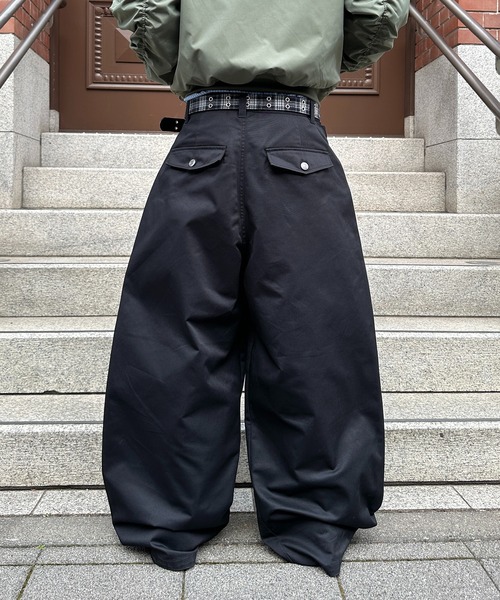 kutir（クティール） チノパン 2TUCK BUGGY BALLOON CHINO PANTS／2
