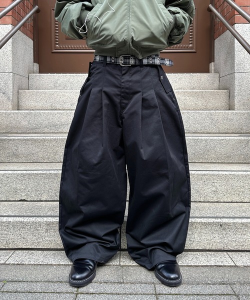 kutir（クティール） チノパン 2TUCK BUGGY BALLOON CHINO PANTS／2