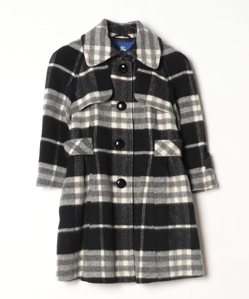 BURBERRY BLUE LABEL チェック柄コート 38 BURBERRY BLUE LABEL（バーバリーブルーレーベル） チェック柄コート