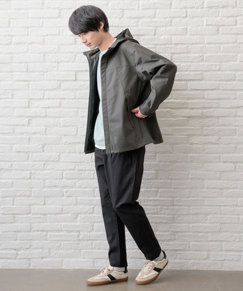 「GLOBAL WORK」 マウンテンパーカー LARGE オリーブ メンズ_画像2