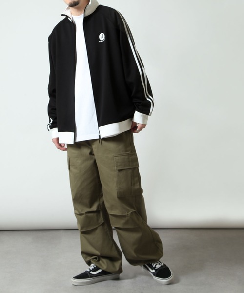 「KANGOL」 ジャージブルゾン MEDIUM ブルー レディース_画像5