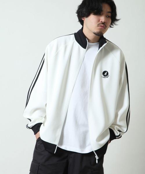 「KANGOL」 ジャージブルゾン MEDIUM ブルー レディース_画像6