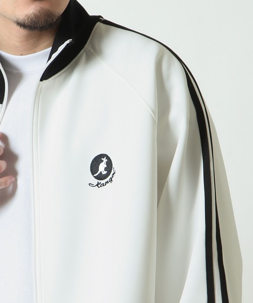 「KANGOL」 ジャージブルゾン MEDIUM ブルー レディース_画像7