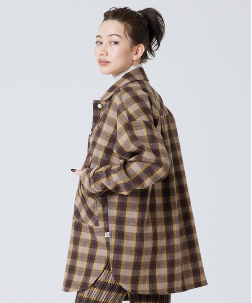 「Little sunny bite」 長袖シャツ SMALL ブルー レディース_画像7