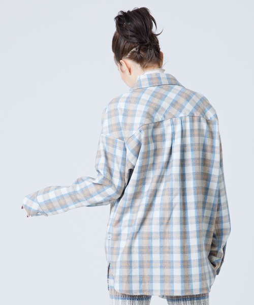「Little sunny bite」 長袖シャツ SMALL ブルー レディース_画像8