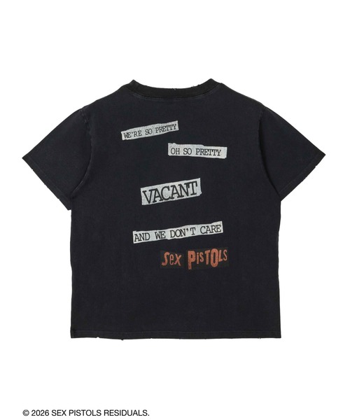 Ameri（アメリ） tシャツ 半袖 Sex Pistols DAMAGE OVERSIZE TEE
