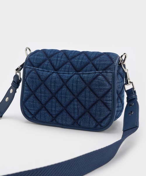 「CHARLES \u0026 KEITH」 2WAYバッグ M ブルー系その他3 レディースの画像