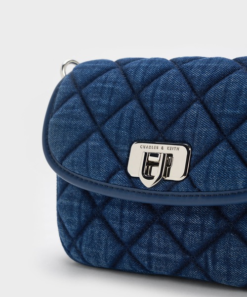 「CHARLES \u0026 KEITH」 2WAYバッグ M ブルー系その他3 レディースの画像