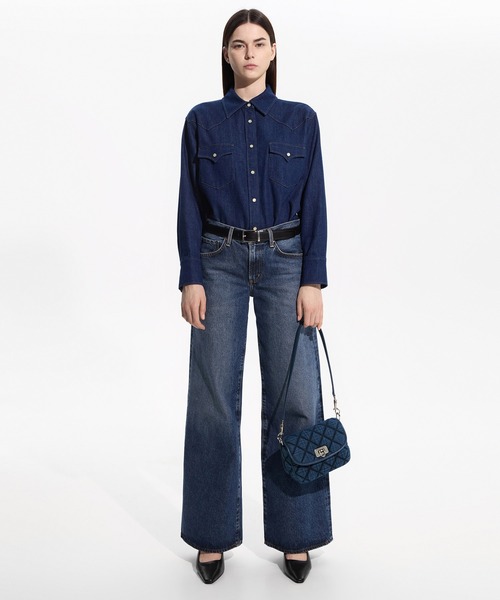 「CHARLES \u0026 KEITH」 2WAYバッグ M ブルー系その他3 レディースの画像