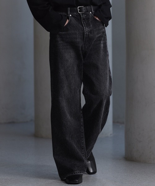 「CLEL」 デニムパンツ L ブラック メンズ_画像7