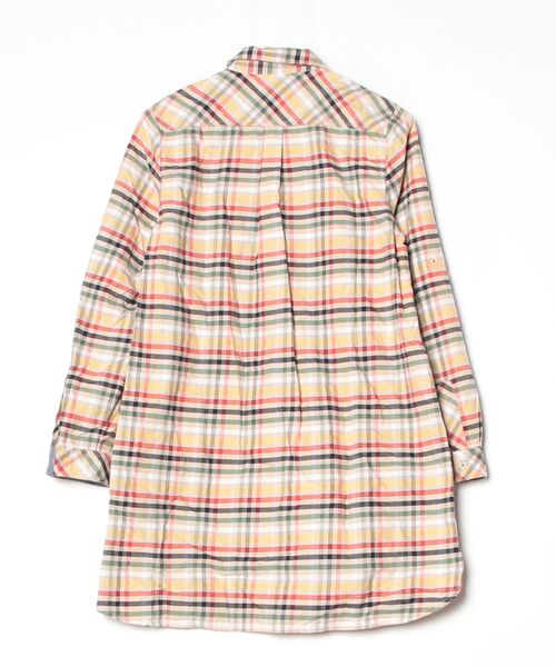 「arnold palmer timeless」 チェック柄シャツワンピース 2 ベージュ レディース_画像2