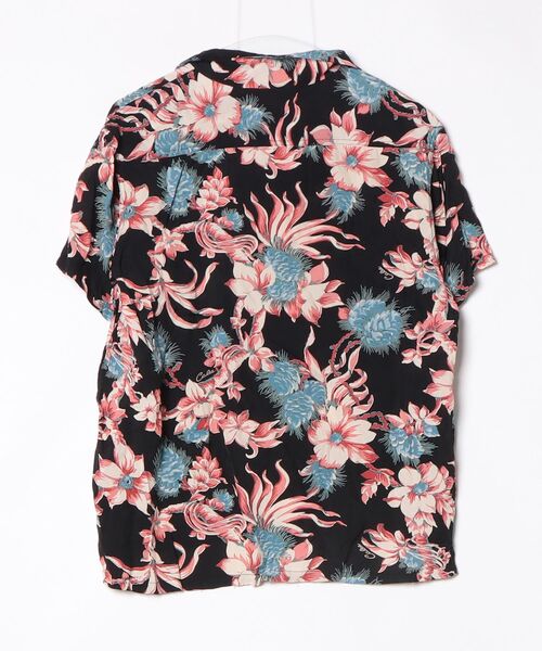 Calee 花柄 半袖シャツ Lサイズ グレー CALEE（キャリー） 花柄半袖シャツ L ブラック メンズ : ZOZOTOWN