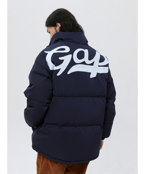 「GAP」 ジャケット L ネイビー メンズの画像