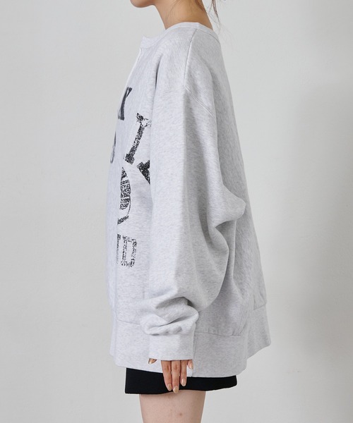 「etsinta」 スウェットカットソー ONE SIZE グレー レディース_画像4