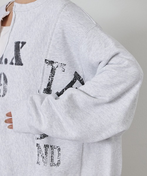 「etsinta」 スウェットカットソー ONE SIZE グレー レディース_画像8