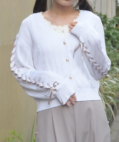 axes femme（アクシーズ ファム） uvカット カーディガン UVカット