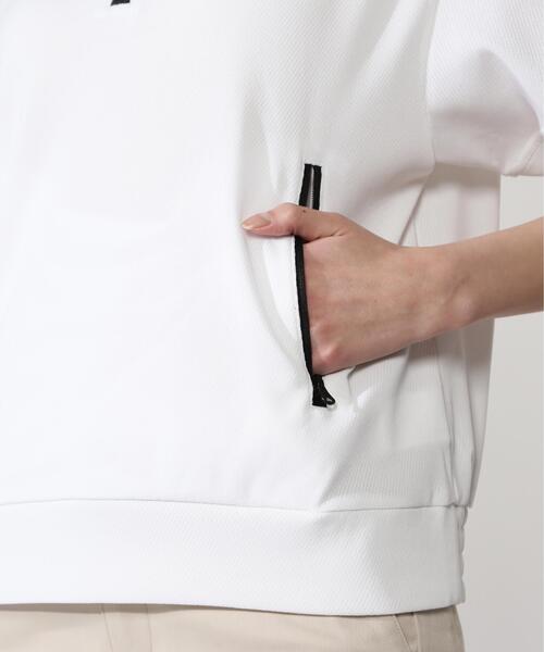 トレーナー スウェット 「PEARLY GATES」Peトリコットメッシュハーフジップアップカットソー レディース_10
