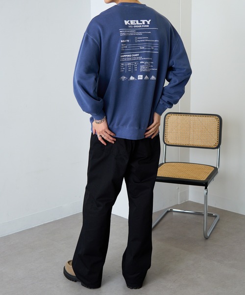 「KELTY」 スウェットカットソー L ブラック レディース_画像8
