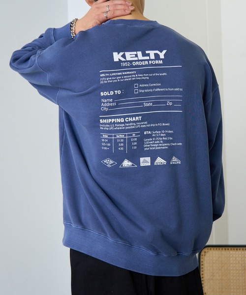 「KELTY」 スウェットカットソー L ブラック レディース_画像9