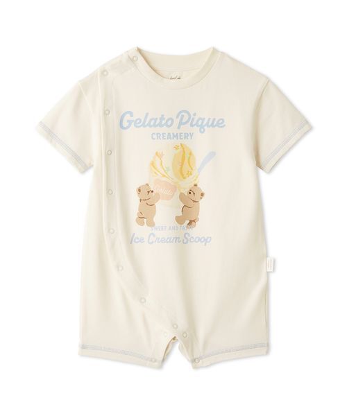 gelato pique（ジェラートピケ） ベビー服 ロンパース 「BABY」アイス