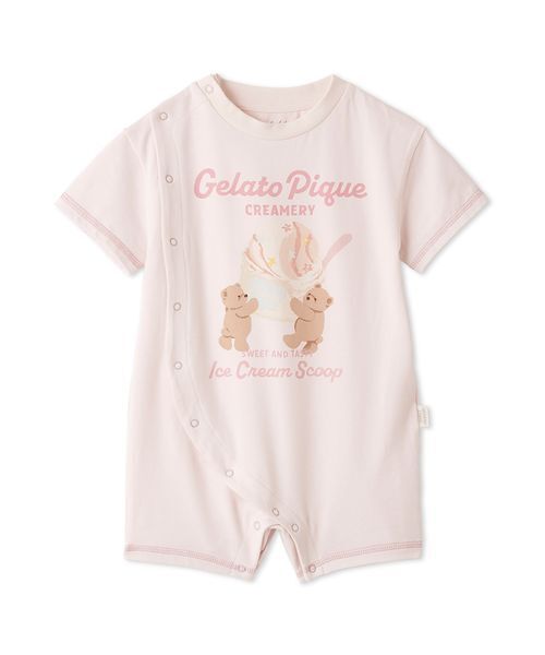 gelato pique（ジェラートピケ） ベビー服 ロンパース 「BABY」アイス
