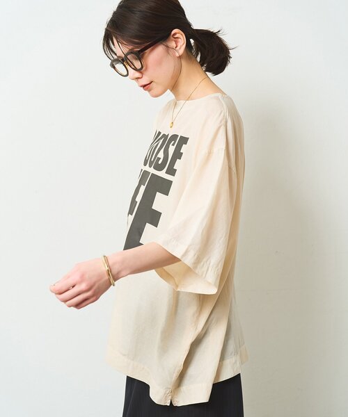 ブラウス シャツ 「KATHARINE HAMNETT」別注Tブラウス レディースの画像