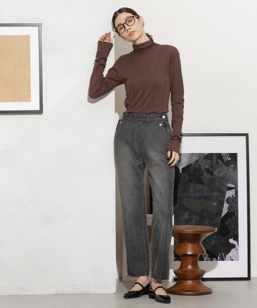 「PICCADILLY」 スキニーデニムパンツ 25 ブルー レディース_画像3