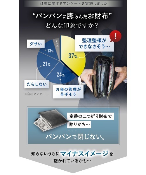 LASIEM（ラシエム） 二つ折り財布 財布 ボタン有りタイプ 財布 二