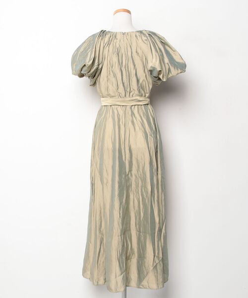 「LILY BROWN」 長袖ワンピース ONE SIZE グリーン レディース_画像2
