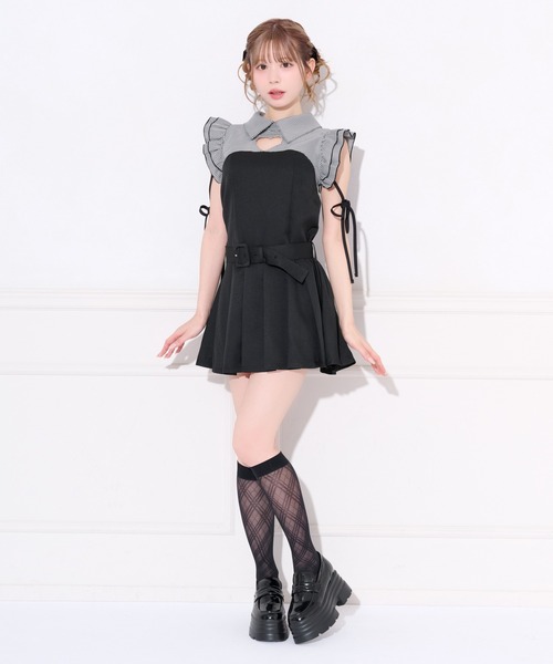 apres jour（アプレジュール） ワンピース 半袖 デコルテハートカット