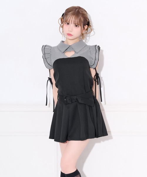 apres jour（アプレジュール） ワンピース 半袖 デコルテハートカット