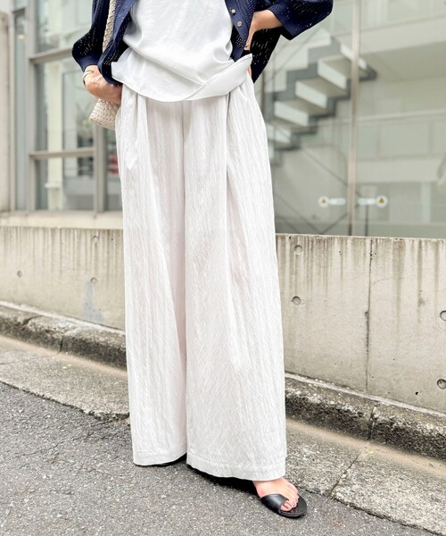 NOLLEY'S（ノーリーズ） ワイドパンツ パンツ 「WEB＆一部店舗限定