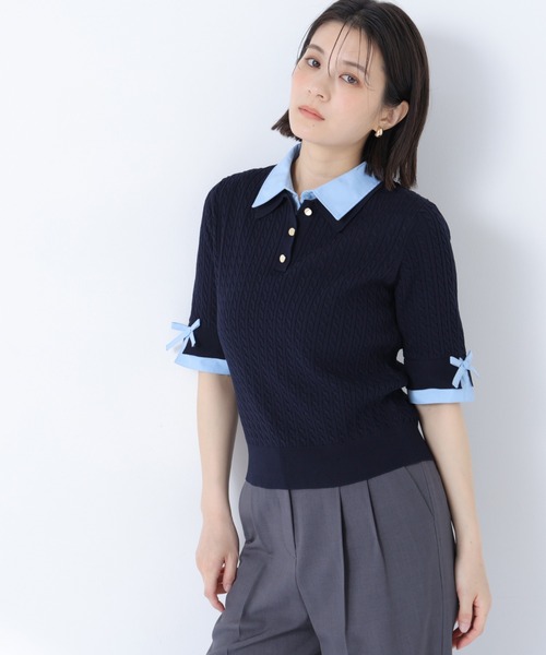 NATURAL BEAUTY BASIC（ナチュラルビューティーベーシック） ニット
