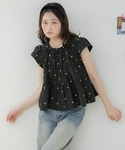 ブラウス シャツ 半袖 「Original」刺...の詳細画像3
