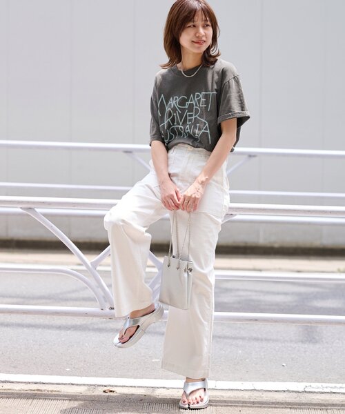 「THE DAY ON THE BEACH」 半袖カットソー FREE ピンク レディース_画像3
