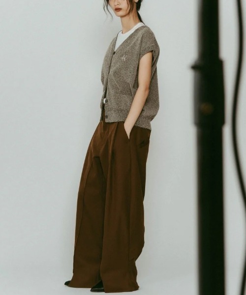 「Knuth Marf」 パンツ X-SMALL ダークブラウン レディース_画像9